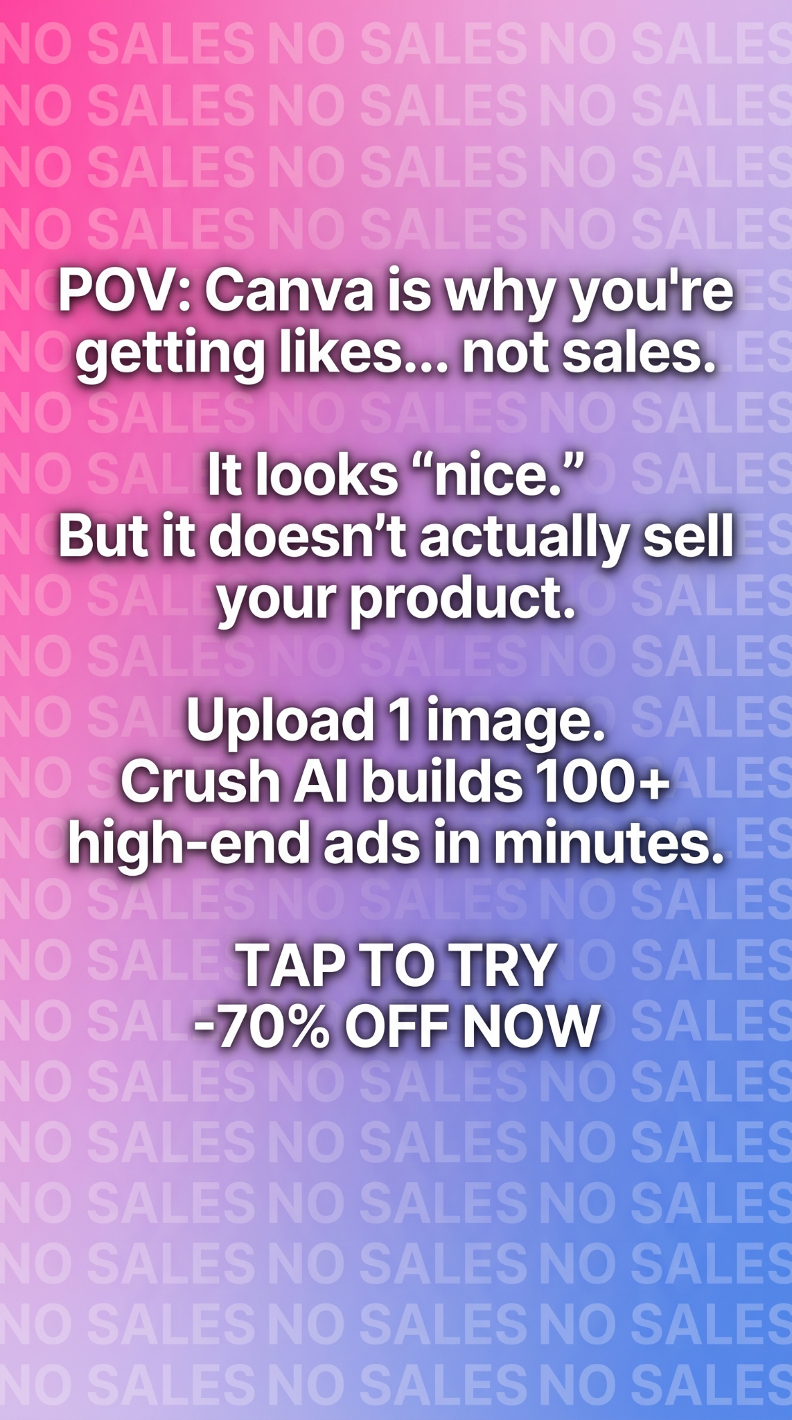 trycrush.ai Facebook ad