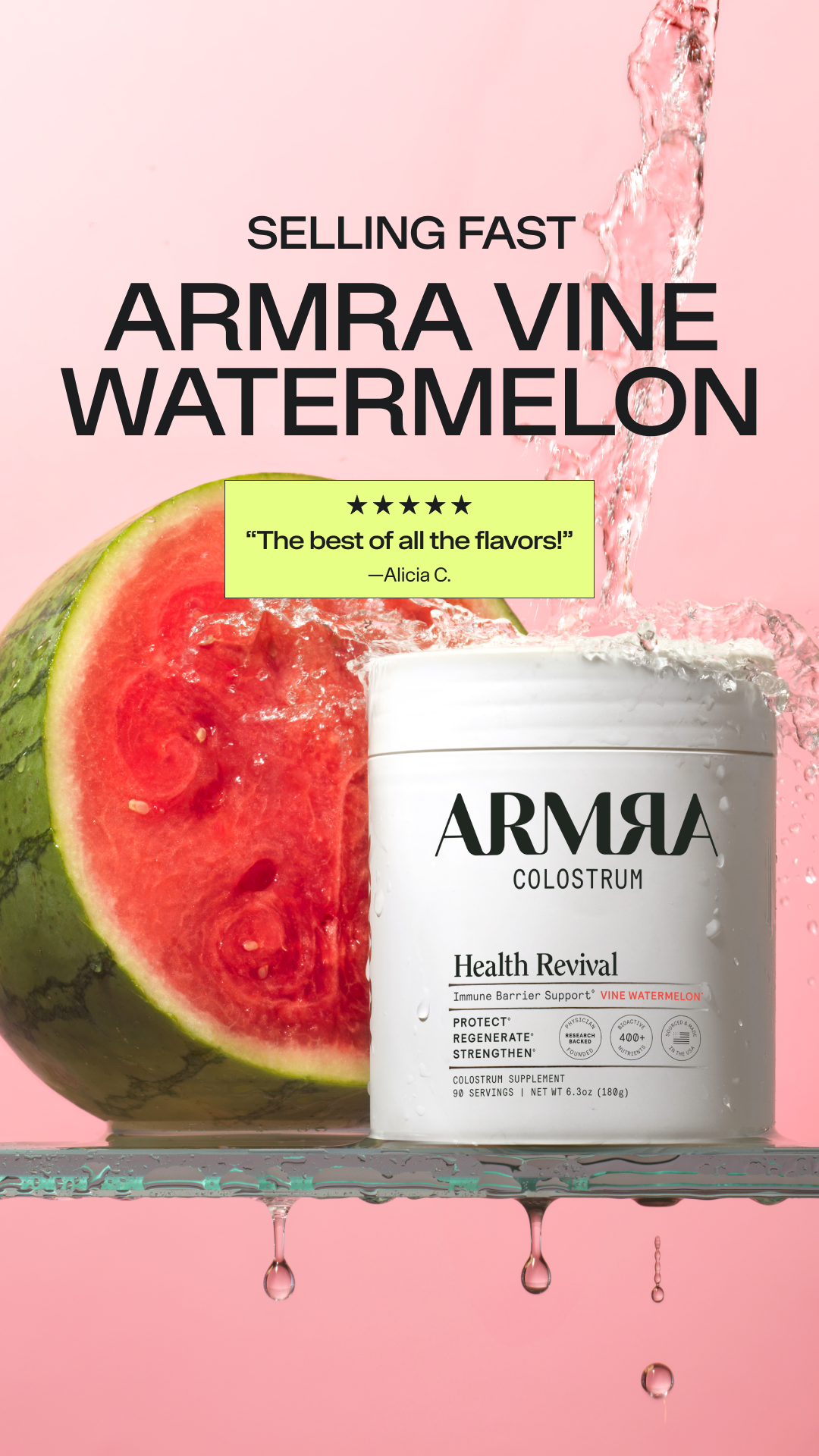 ARMRA Facebook ad
