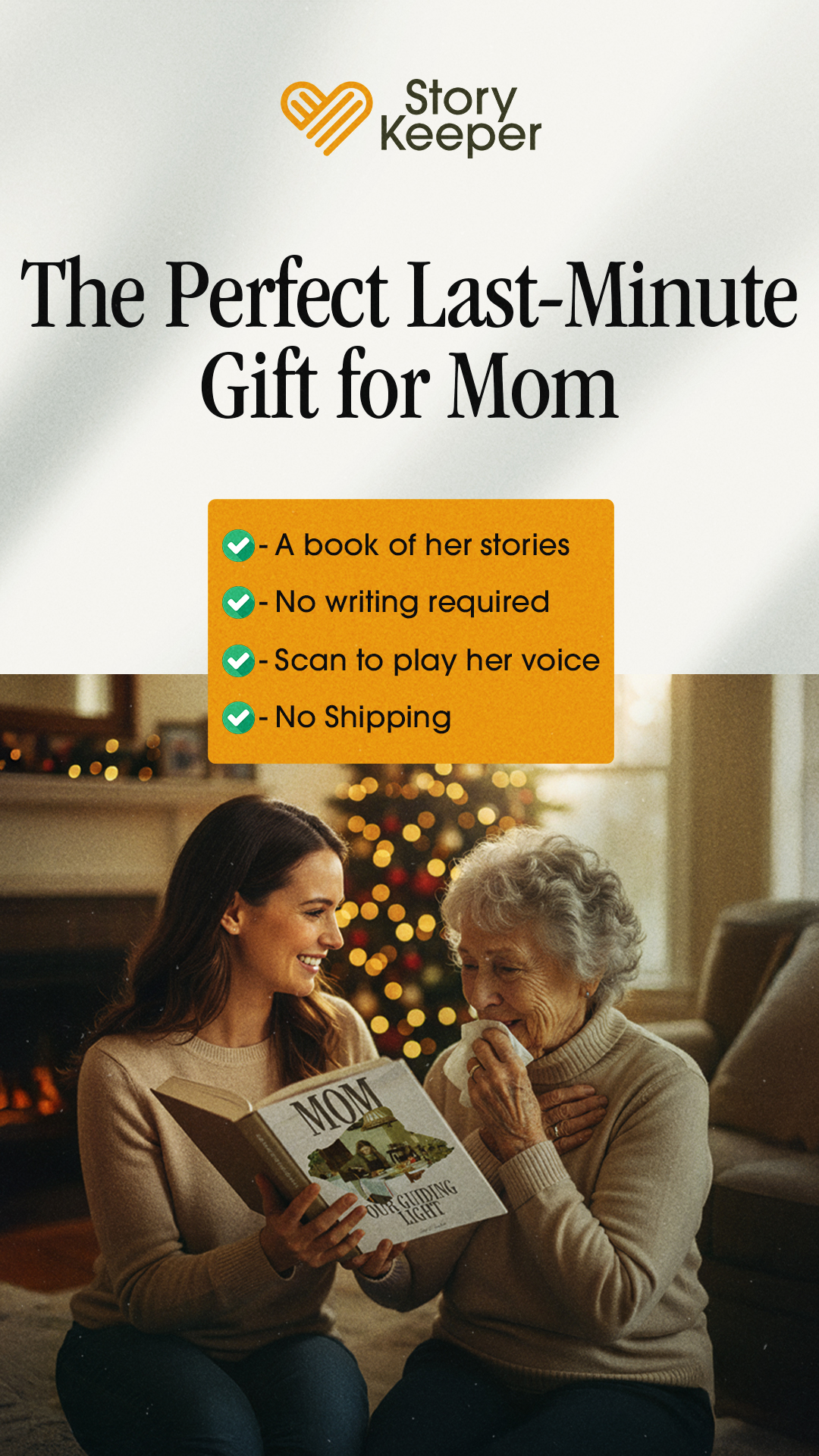 StoryKeeper Facebook ad