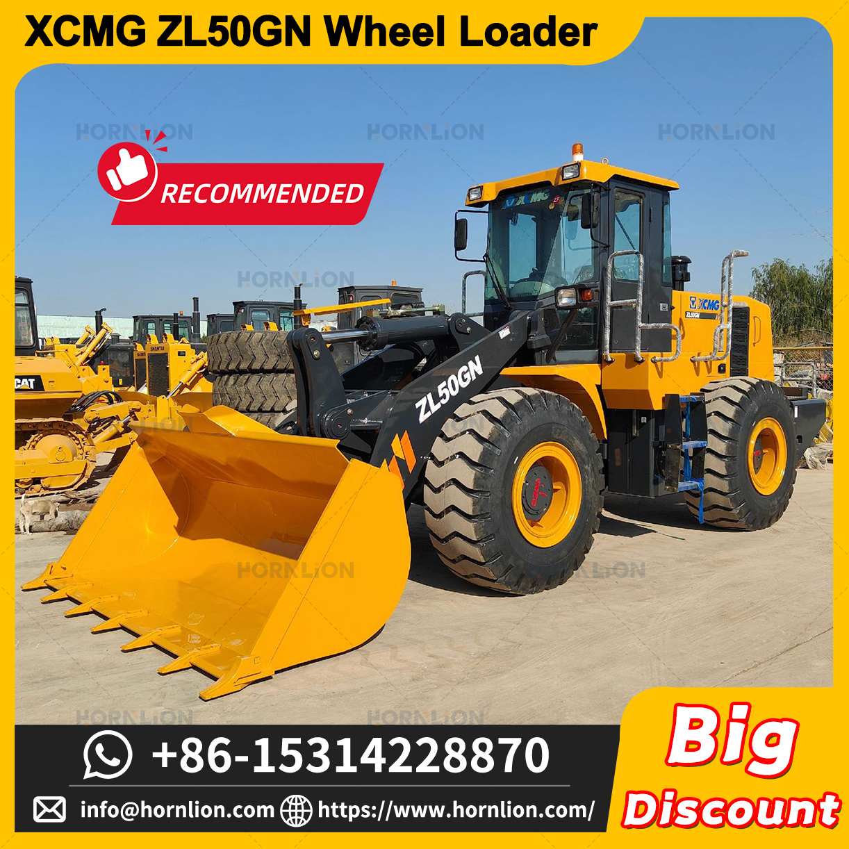 Shandong Hornlion Construction Machinery Facebook ad: A sales champion that truly lives up to its reputation…