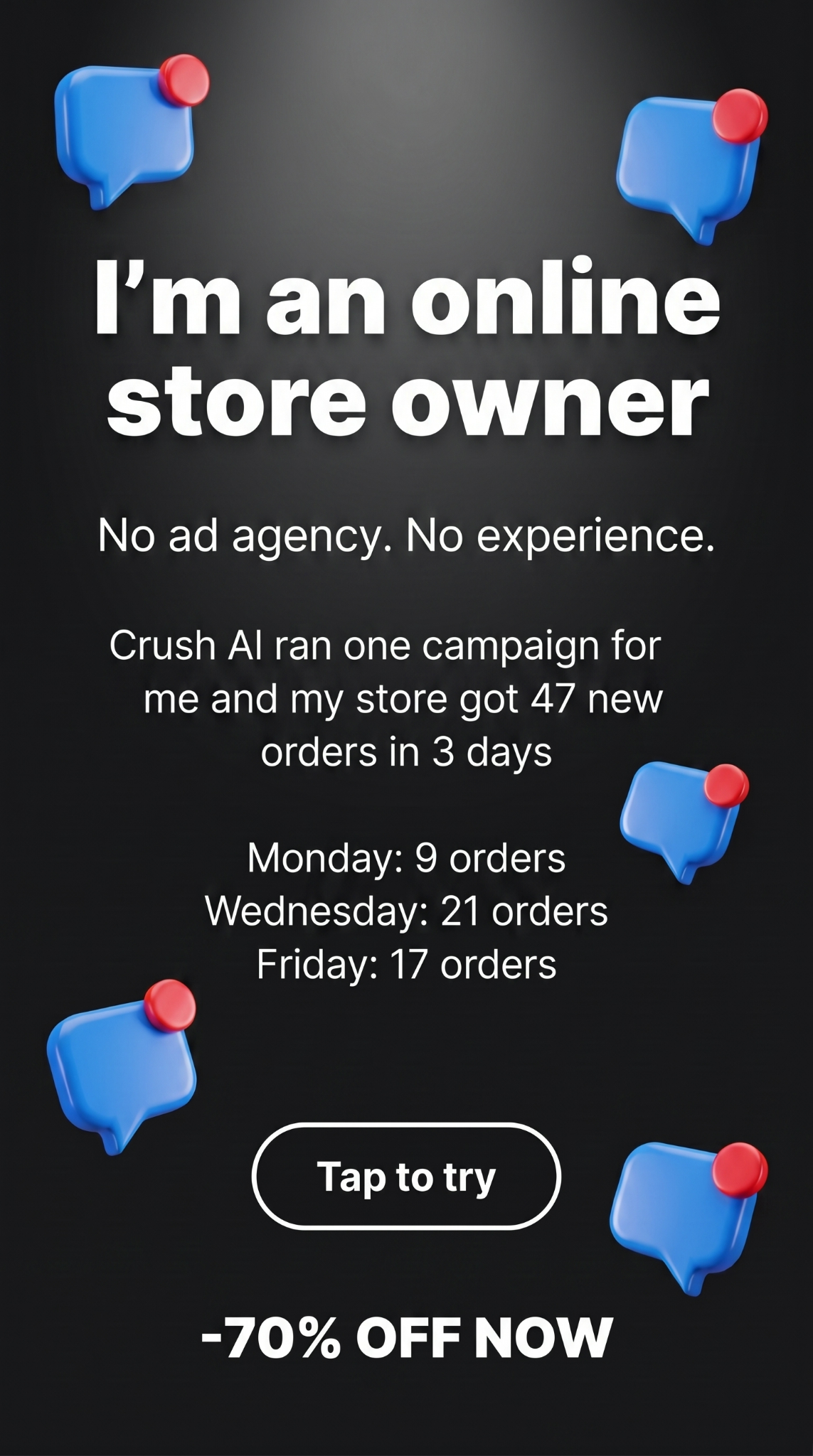 trycrush.ai Facebook ad