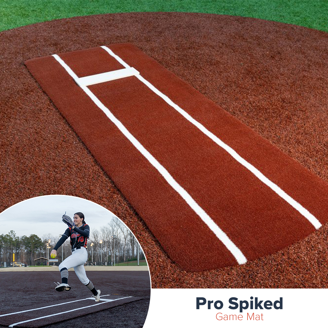 Portolite Pitching Mounds Facebook ad: SpikeTek #1 Mats On The Diamond