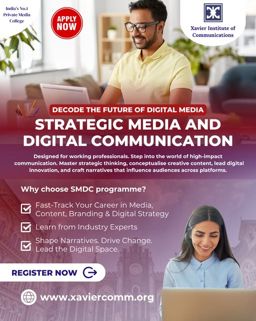 Xavier Institute of Communications Facebook ad