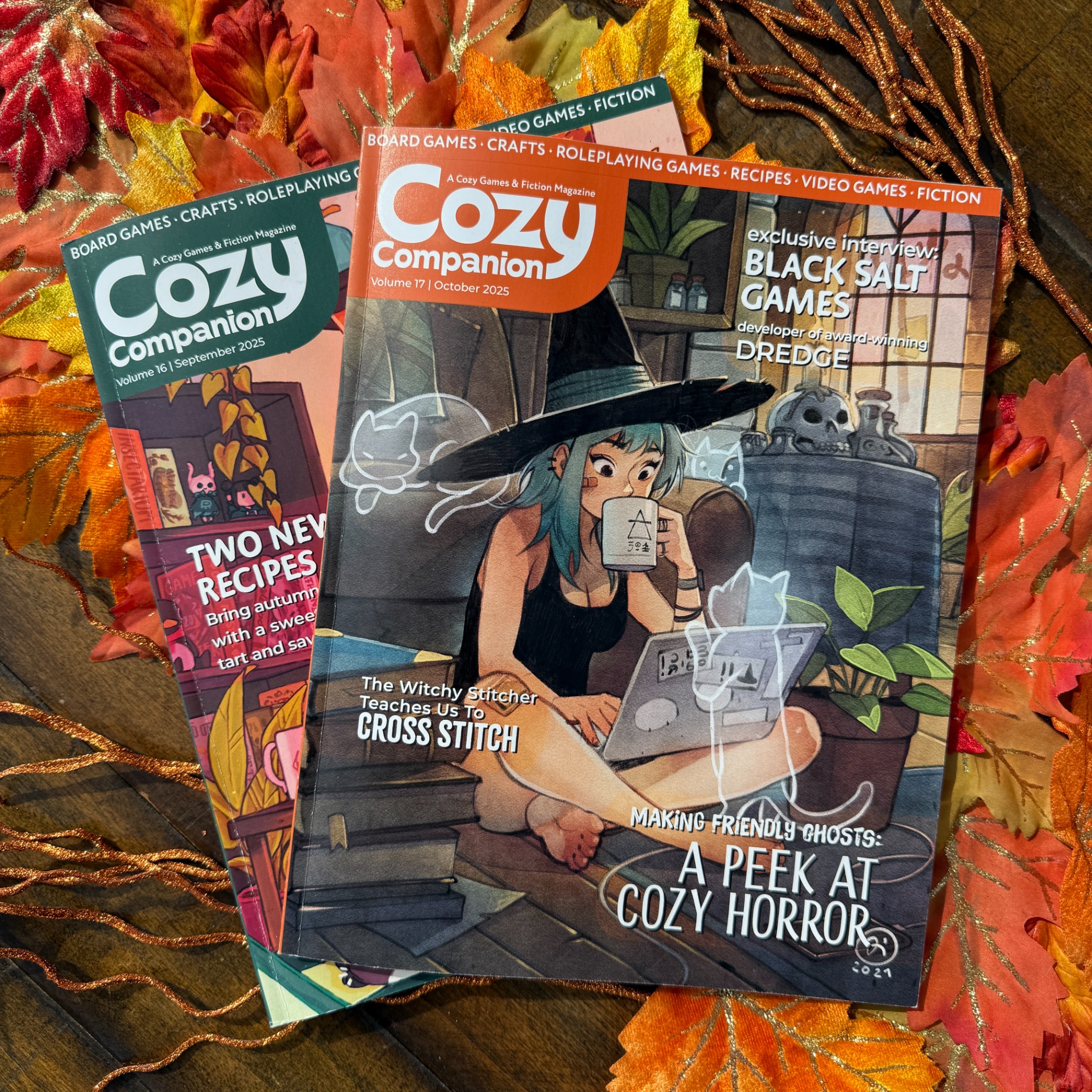 Snowbright Studio Facebook ad: Subscribe to the Coziest Gaming Magazine