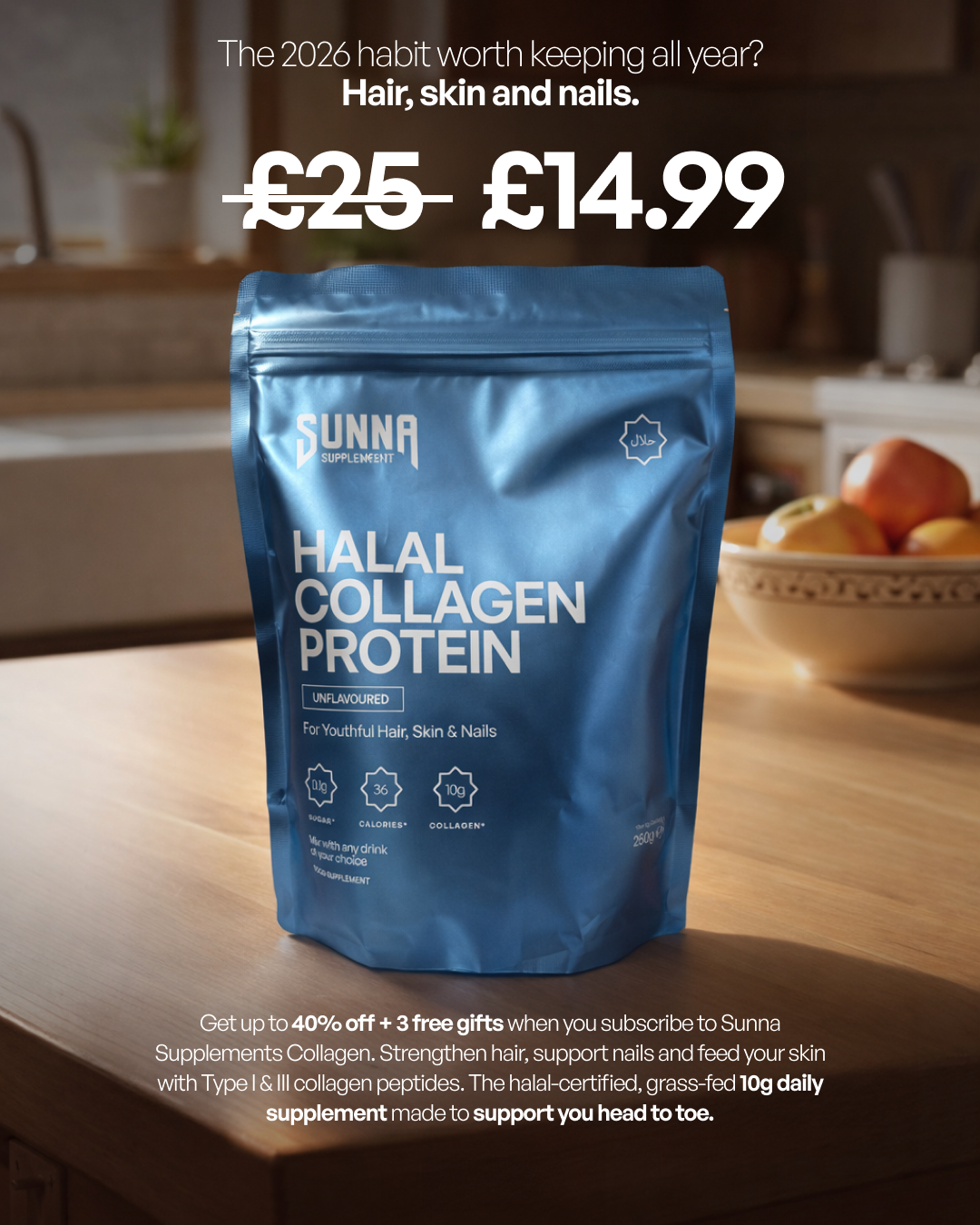 Sunna Supplements Facebook ad