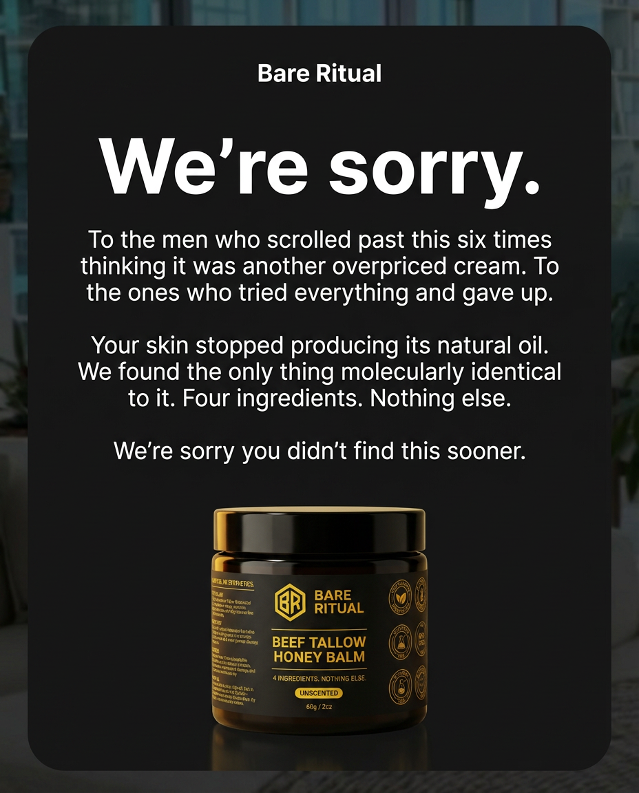 Bare Ritual Facebook ad
