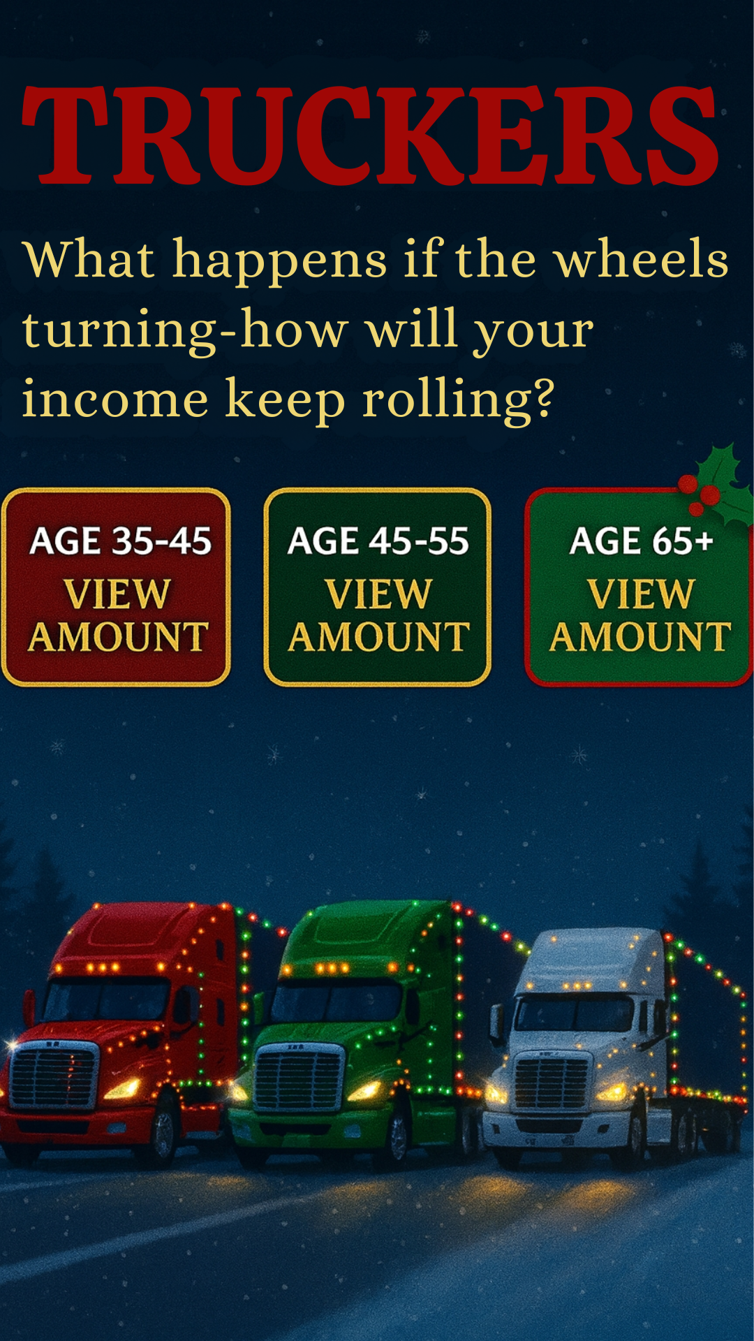 My Affordable Trucker Insurance Facebook ad