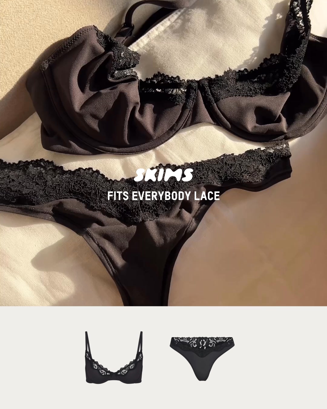 SKIMS Facebook ad: SKIMS Fits Everybody