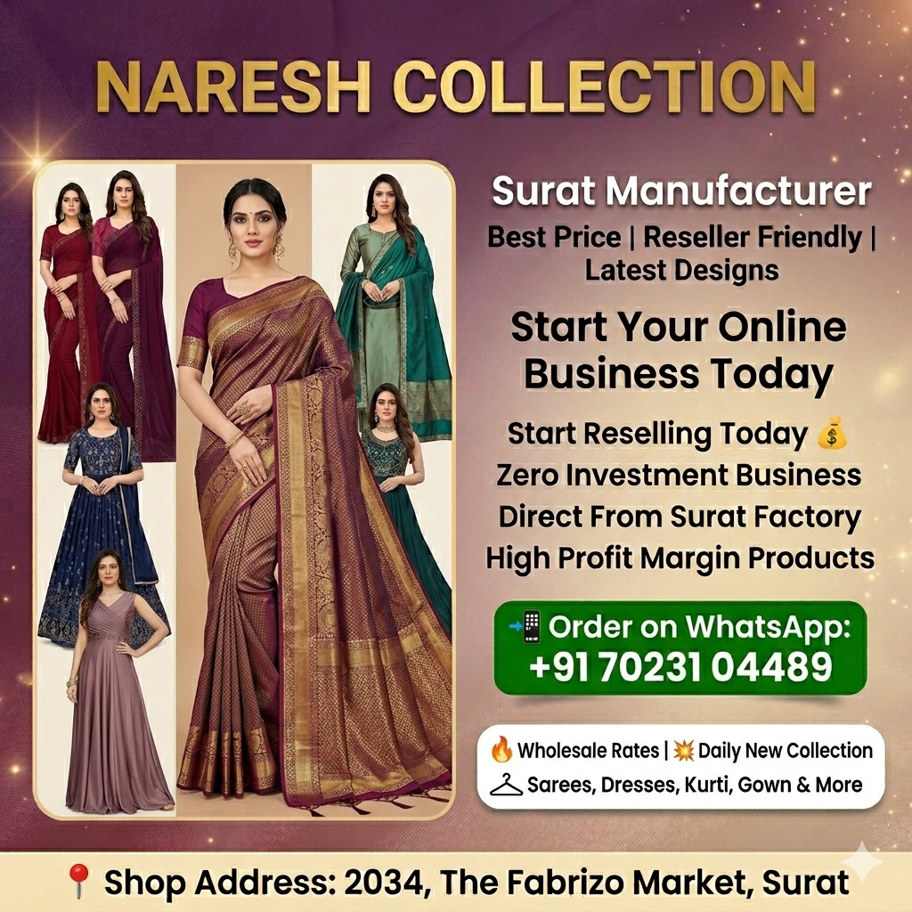Naresh Collections Facebook ad: ethinic wear