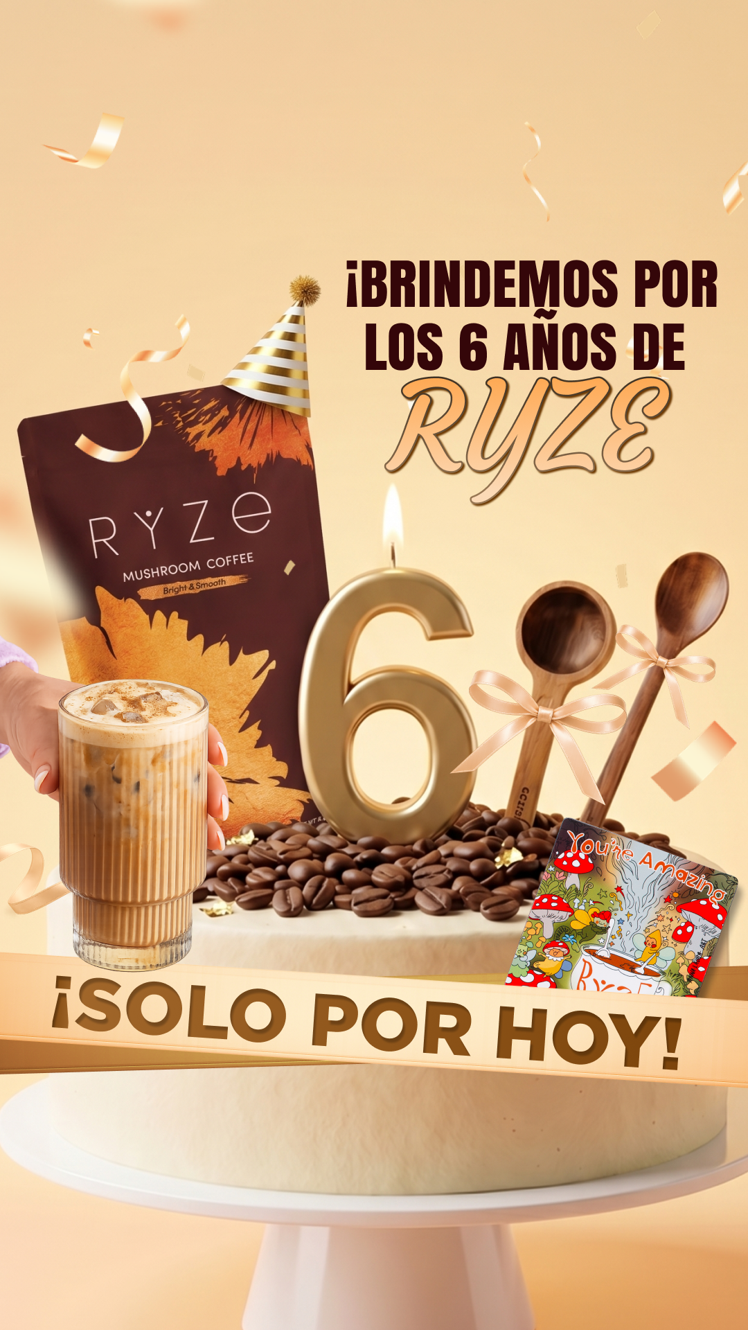RYZE Superfoods Facebook ad