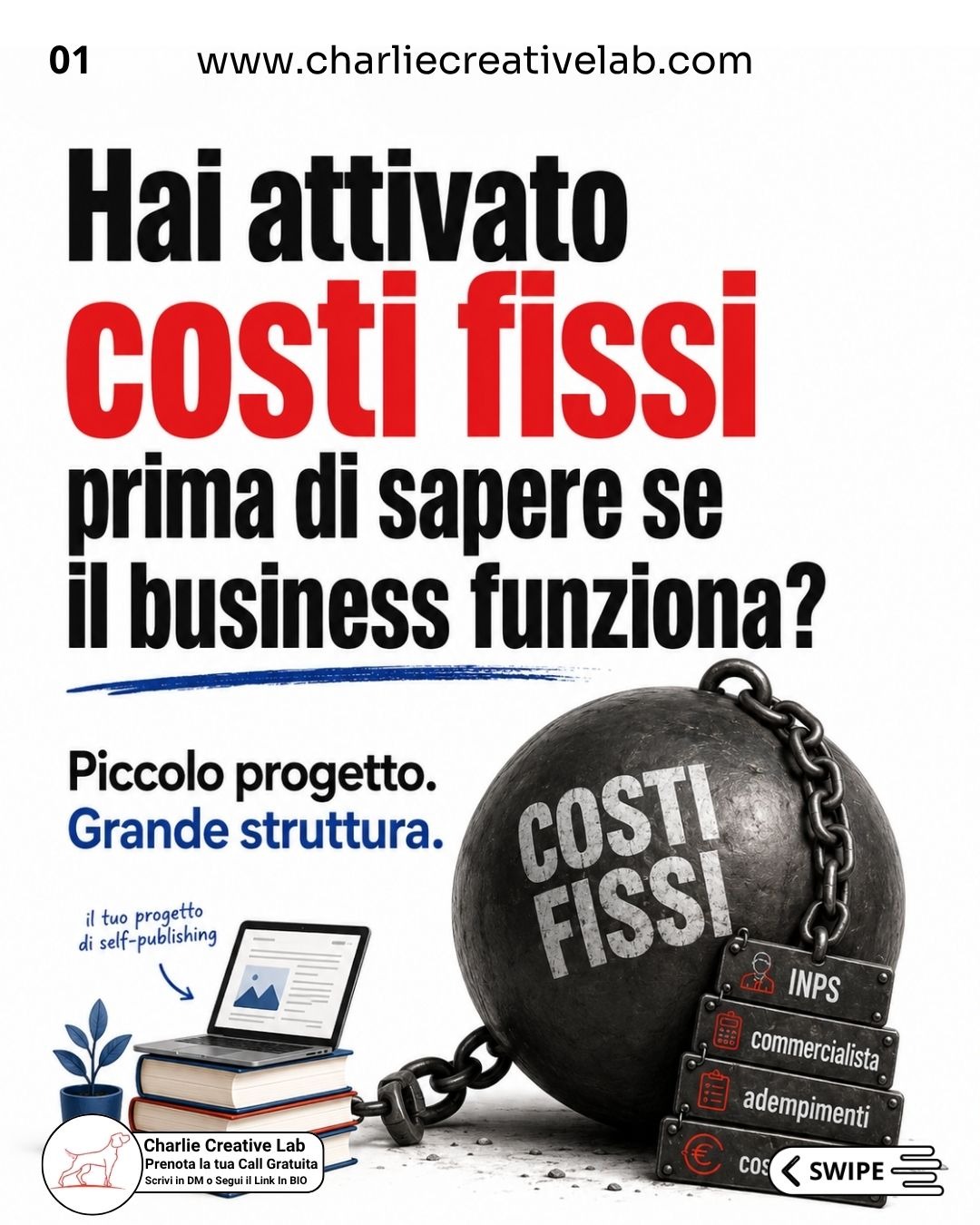 Charlie Creative Lab - Multimedia Agency Facebook ad: Il Self Publishing spesso nasce come una seconda…