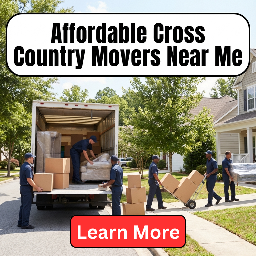 Fact Zoo Facebook ad: Affordable Cross Country Movers Near Me