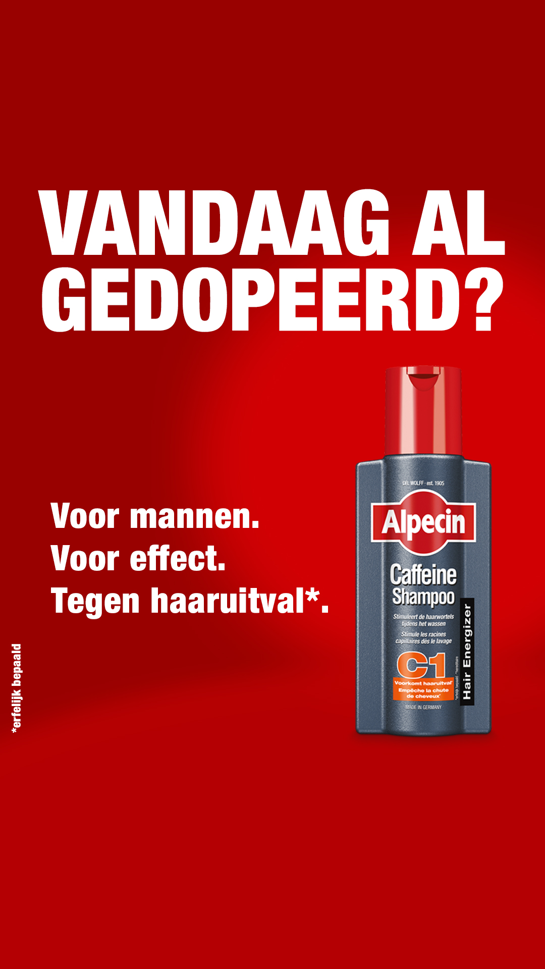 Alpecin Facebook ad