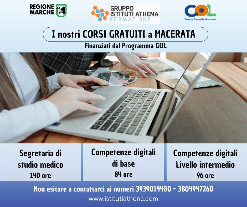 Istituti Athena Facebook ad: recupero anni scolastici e ente di formazione professionale
