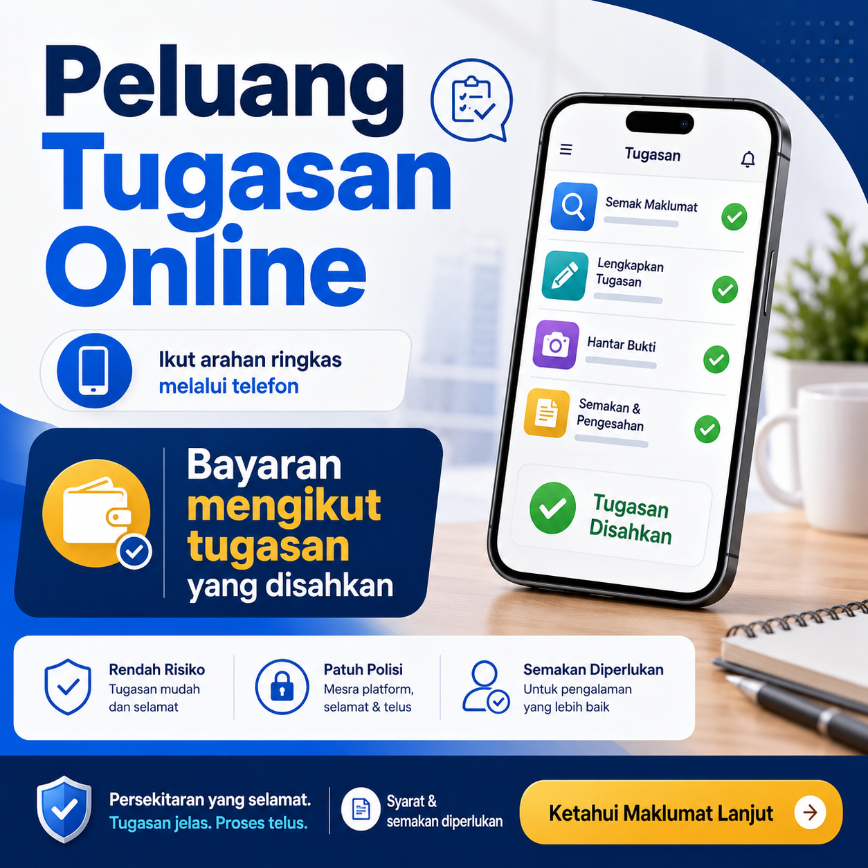 ओक्यूडब्ल्यूवायएससाहिप3 Facebook ad: FortunePapa Malaysia - Earn Cash by Visiting Brand Websites