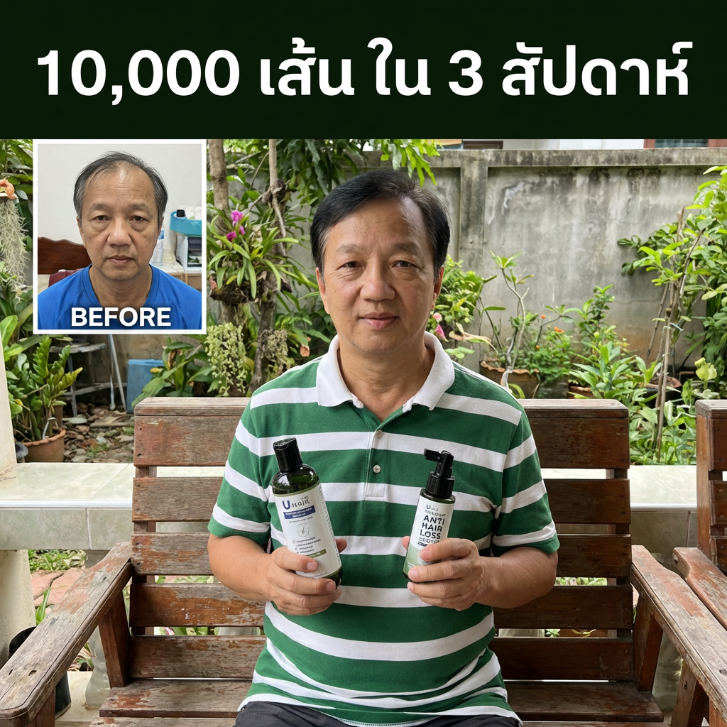 UHair Premium ลดผมร่วง บำรุงหนังศีรษะ Facebook ad