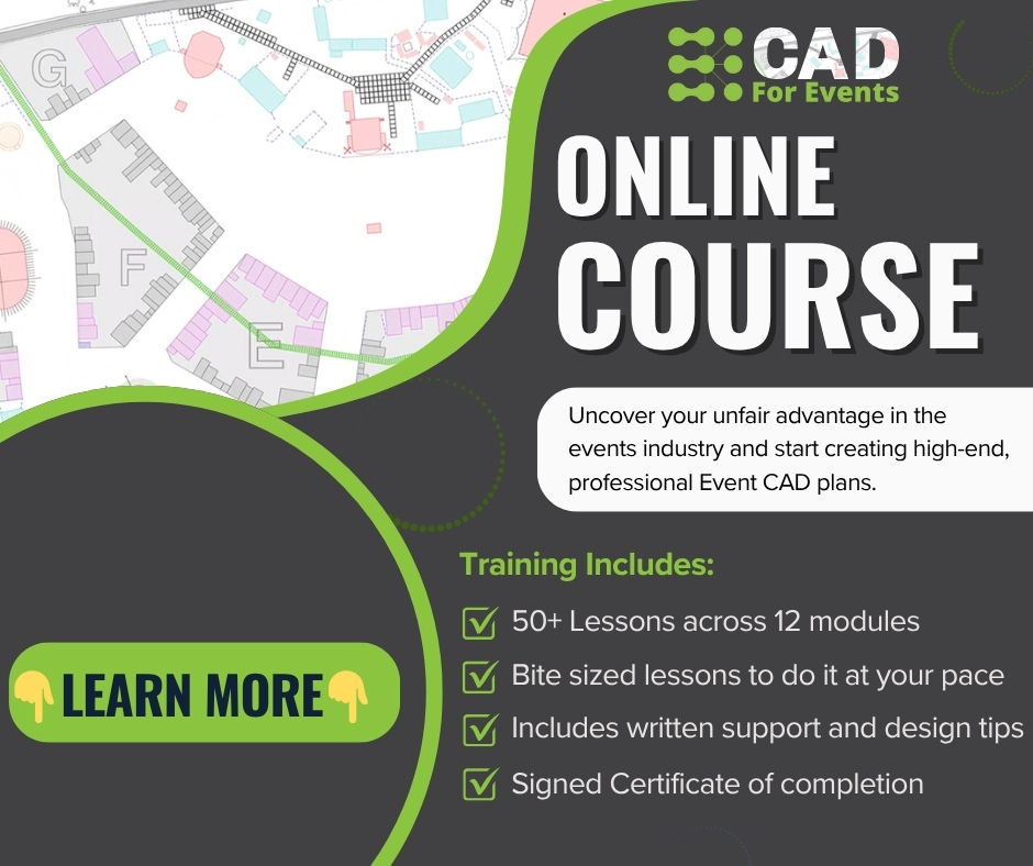 CAD For Events Facebook ad from Jan 14, 2026