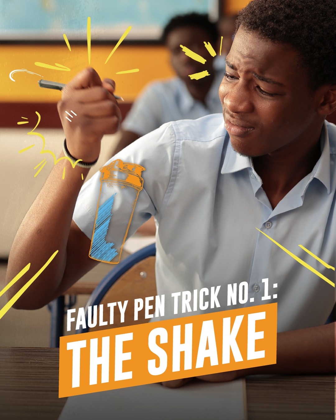 BIC Afrique Facebook ad: 3 km of ideas, lessons, and dreams to…