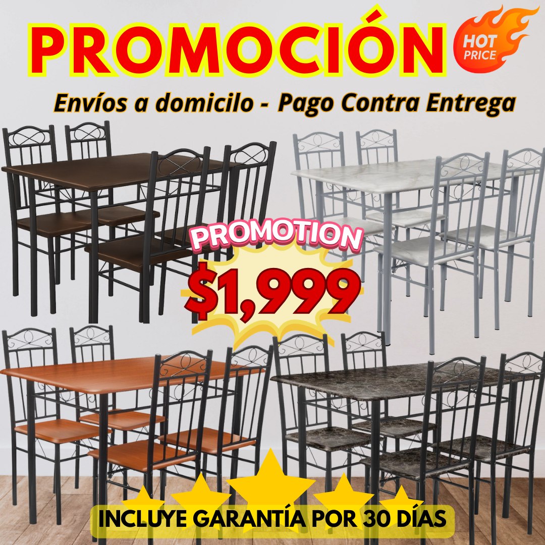 Punto Mayoreo Facebook ad: ¡PROMOCIÓN DE COMEDORES - $1,999!