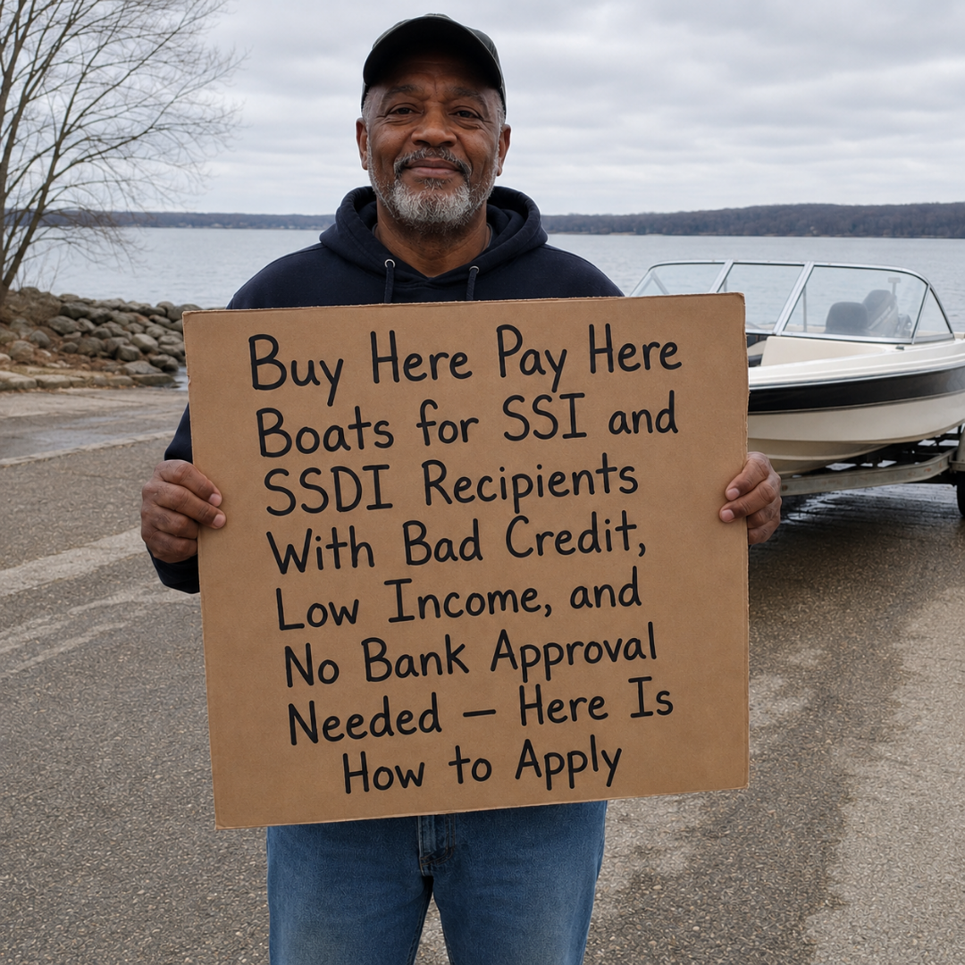The Info Pulse Facebook ad: Buy Here Pay Here Boats for SSI and SSDI Recipients With…