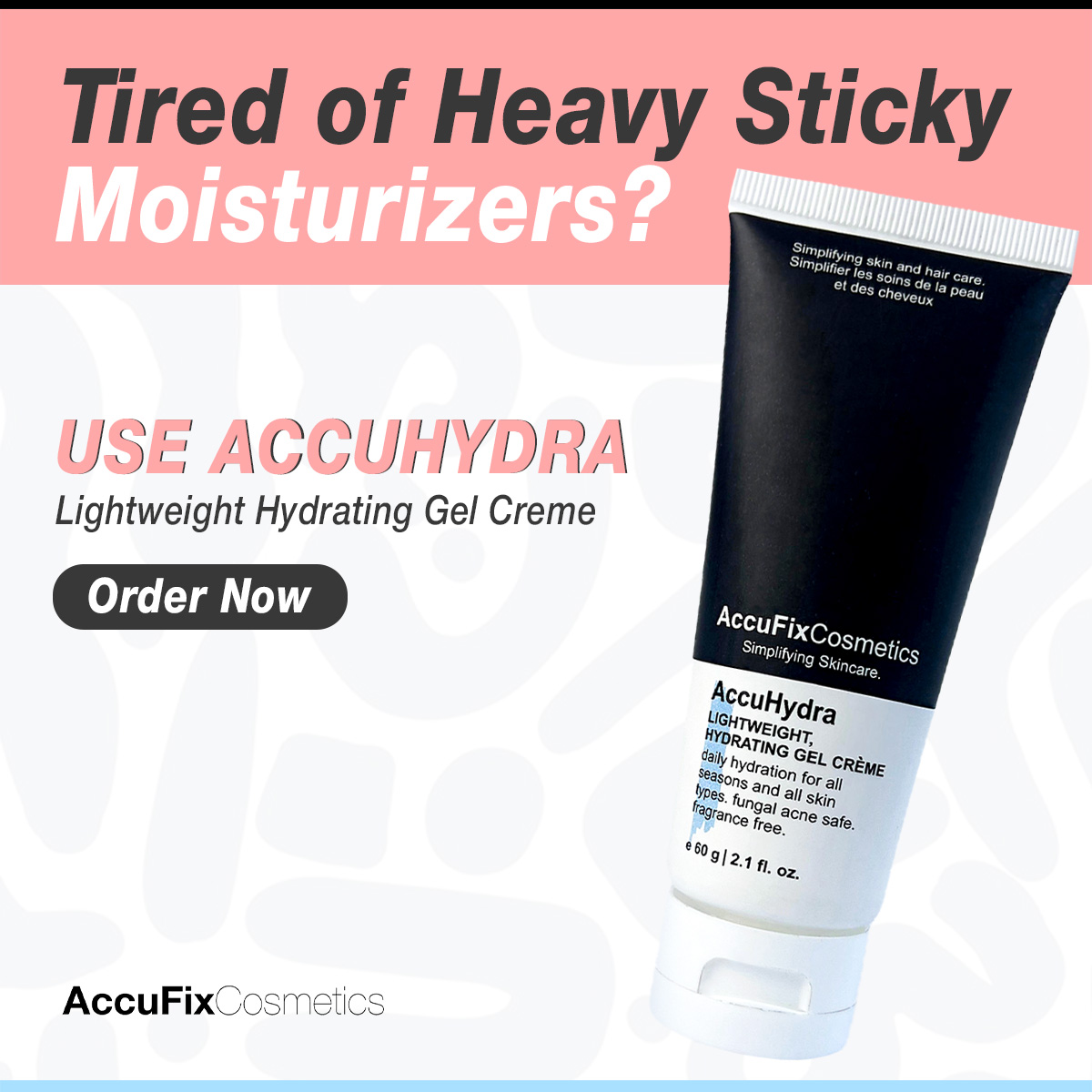 AccuFix Cosmetics Facebook ad