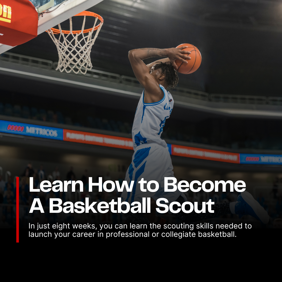 Sports Management Worldwide Facebook ad: Basketball GM & Scouting Course