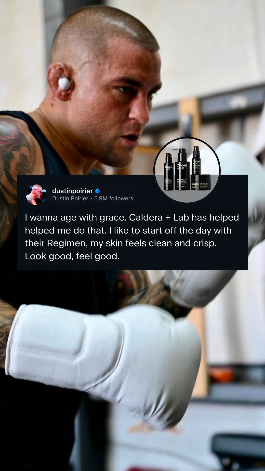 Dustin Poirier Facebook ad