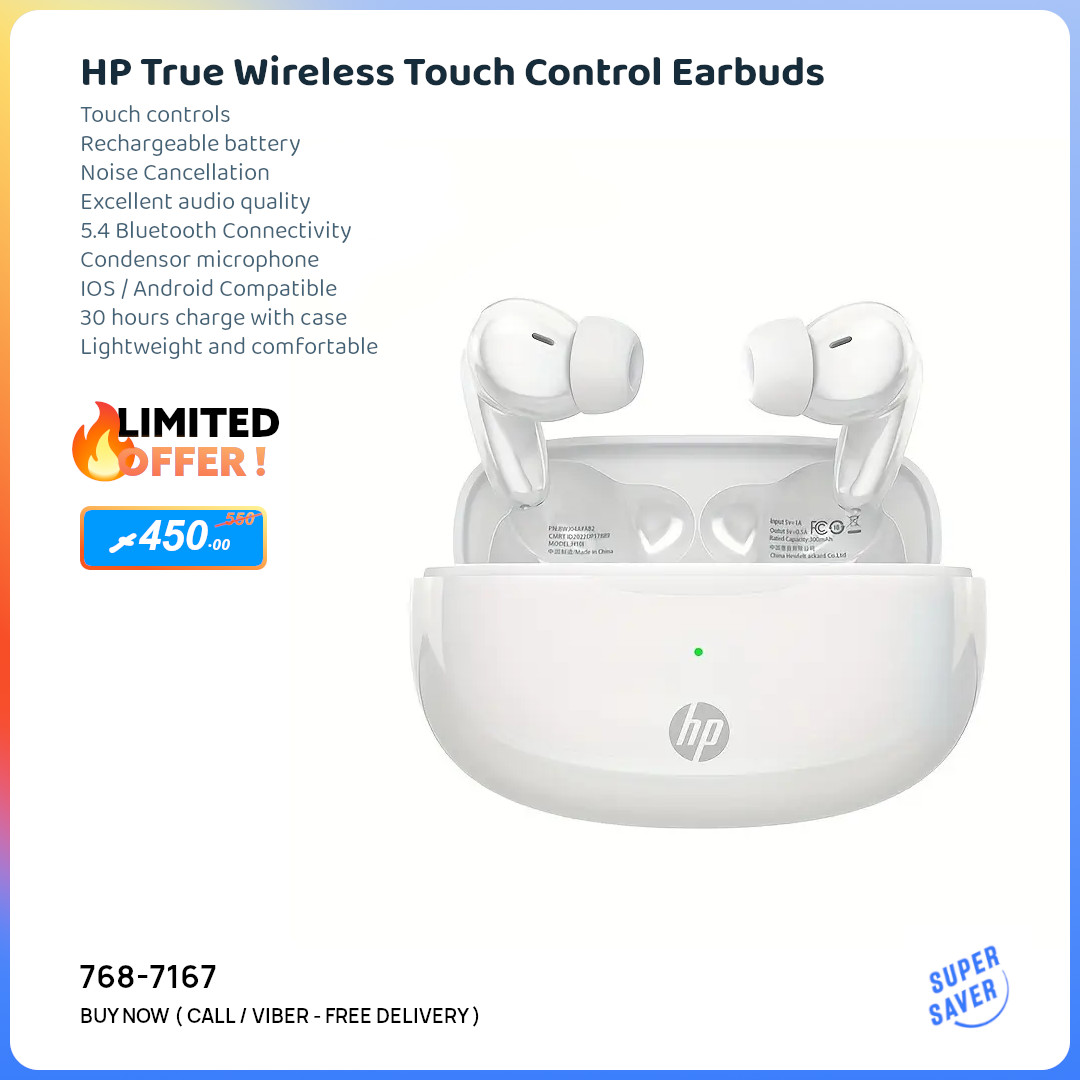 Super Saver Facebook ad: Original HP Earbuds, Air Fryers & More Appliances