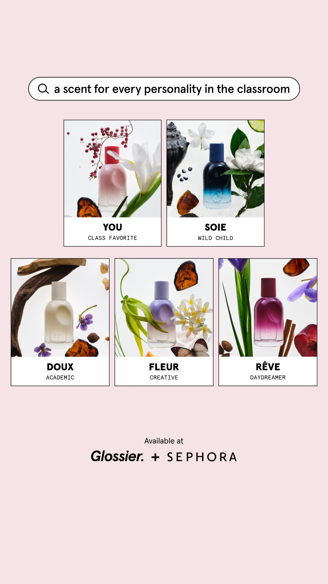 Glossier Facebook ad