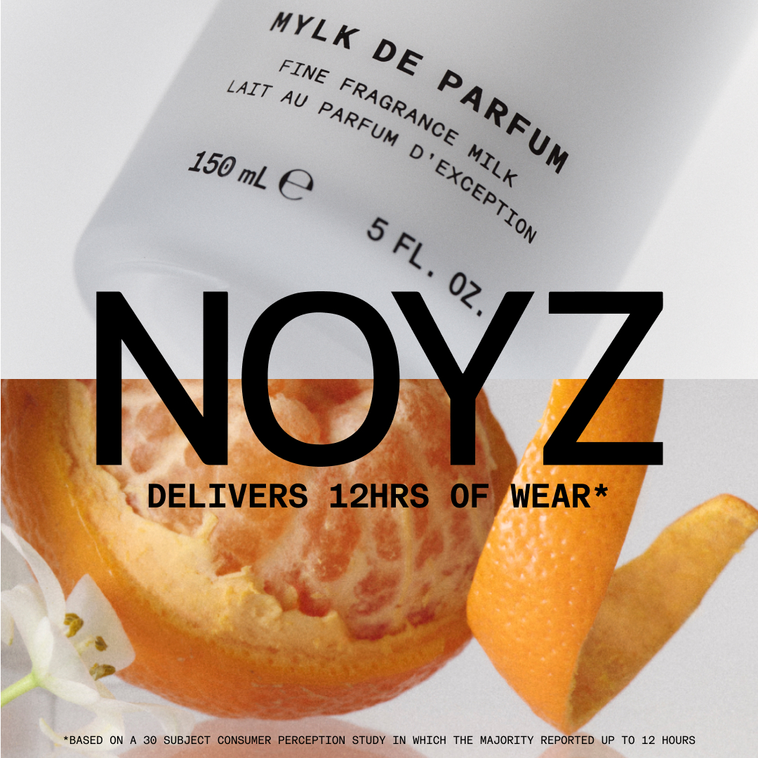 NOYZ Facebook ad: MYLK DE PARFUM.