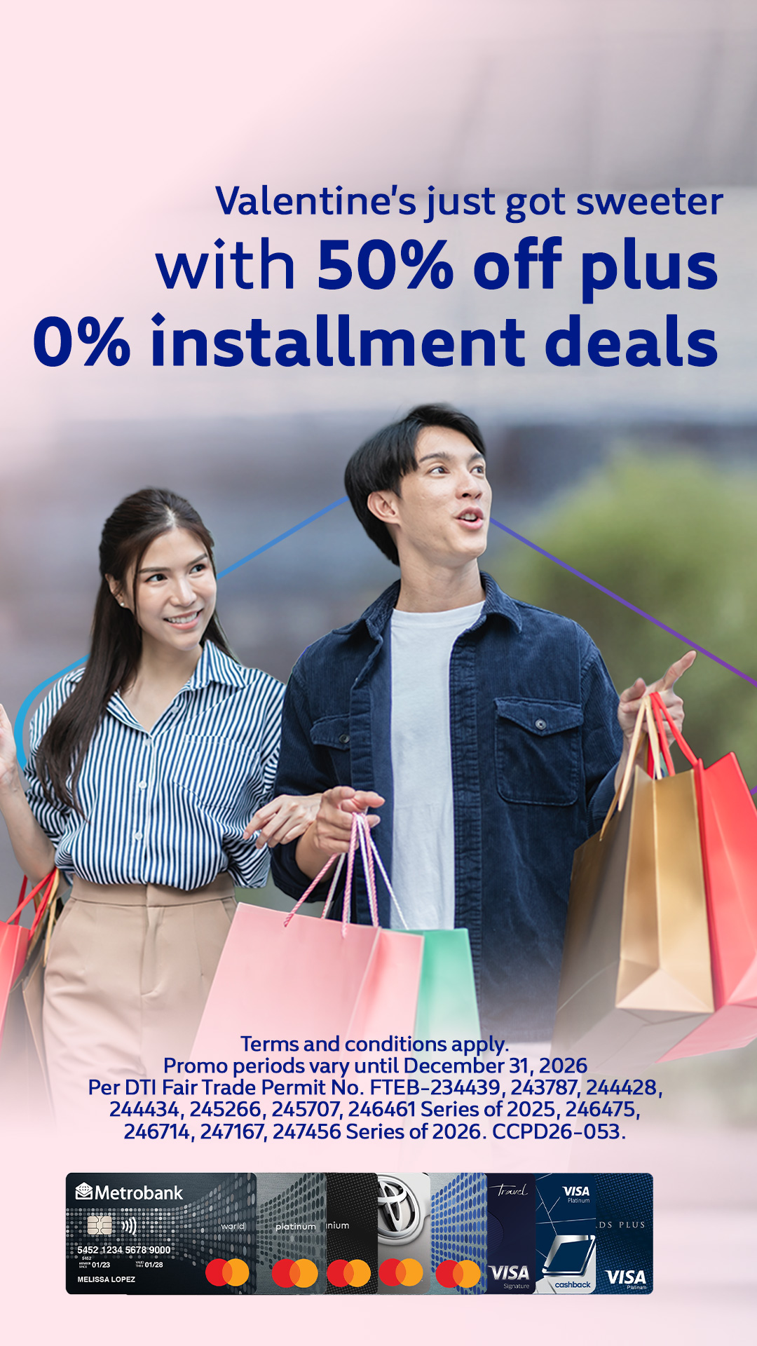 Metrobank Card Facebook ad