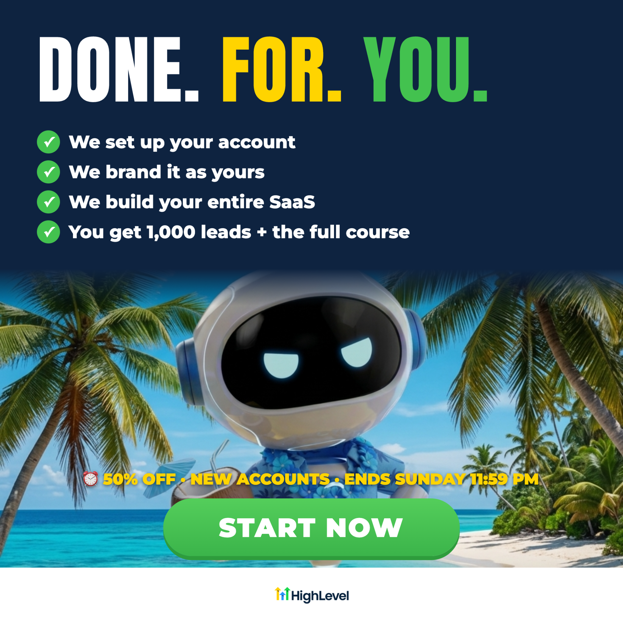 Andrew George Facebook ad