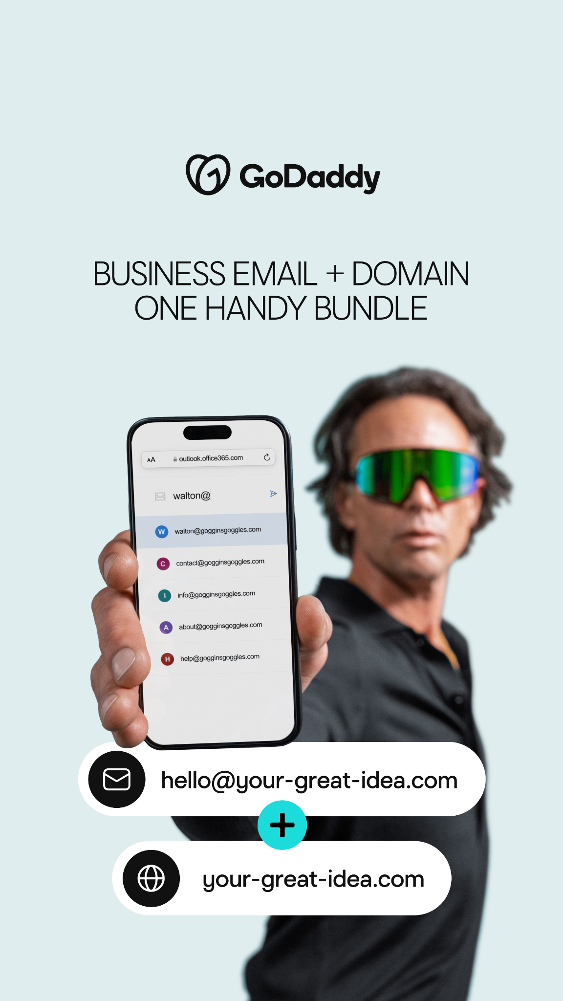 GoDaddy Facebook ad