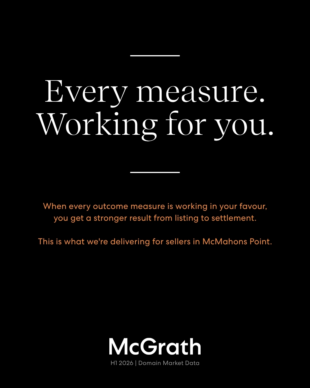 mcgrathlnsandharbourside Facebook ad: Market Insights | H1 2026