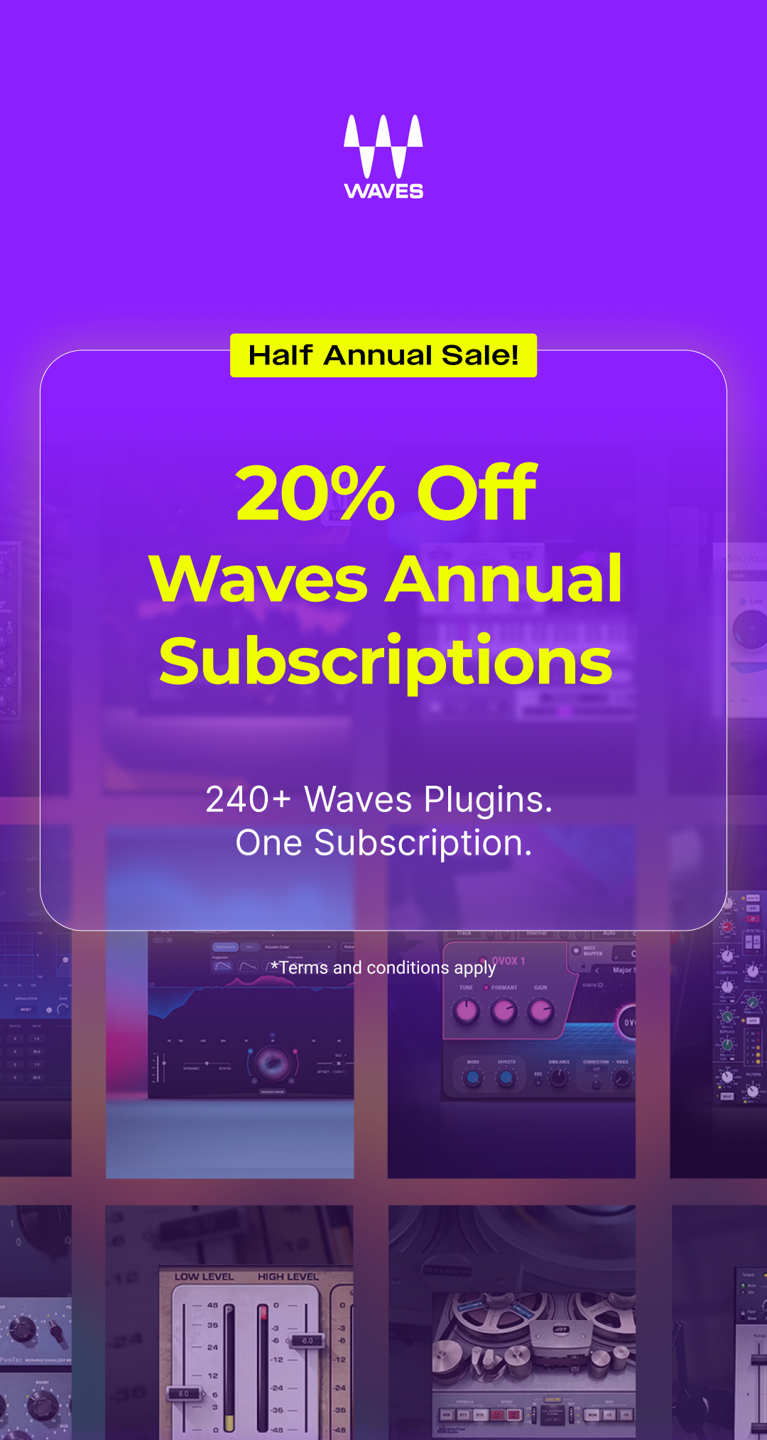 Waves Audio Facebook ad
