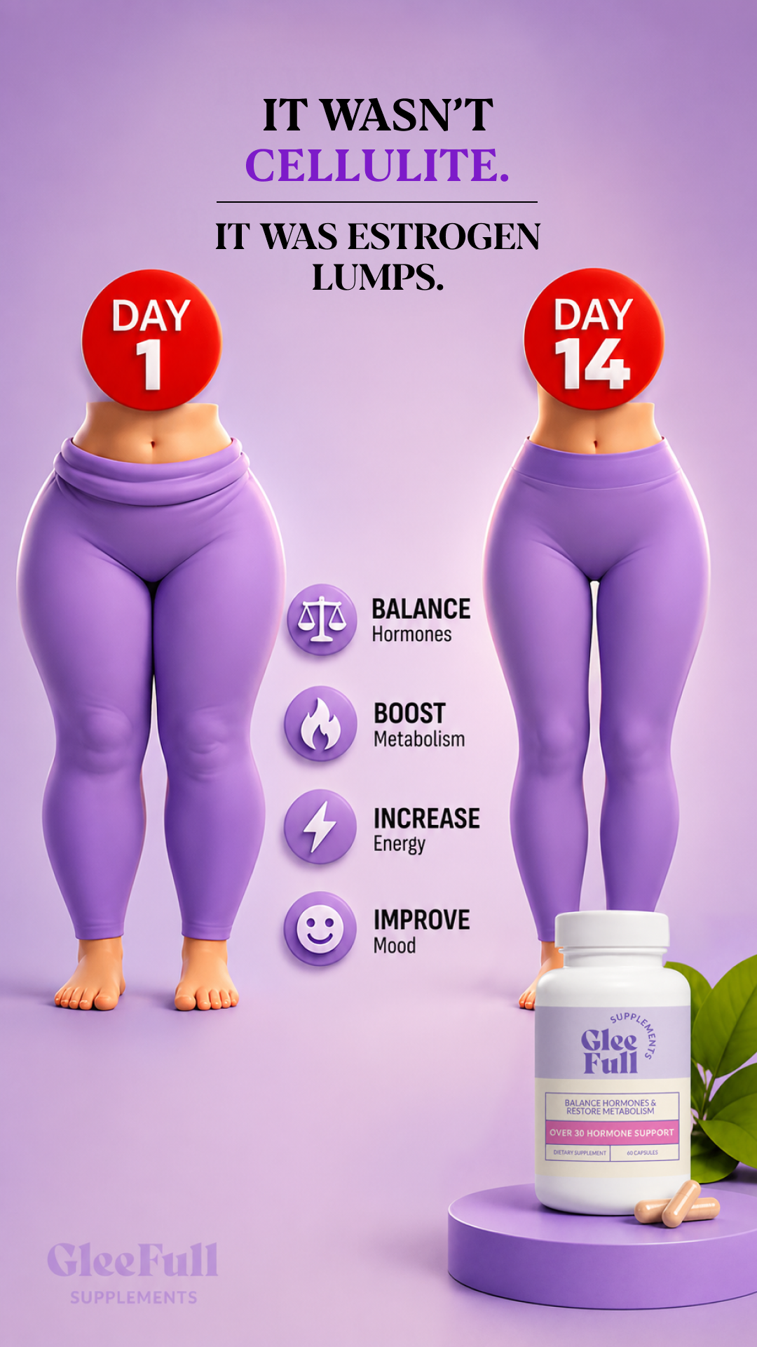 GleeFull Facebook ad
