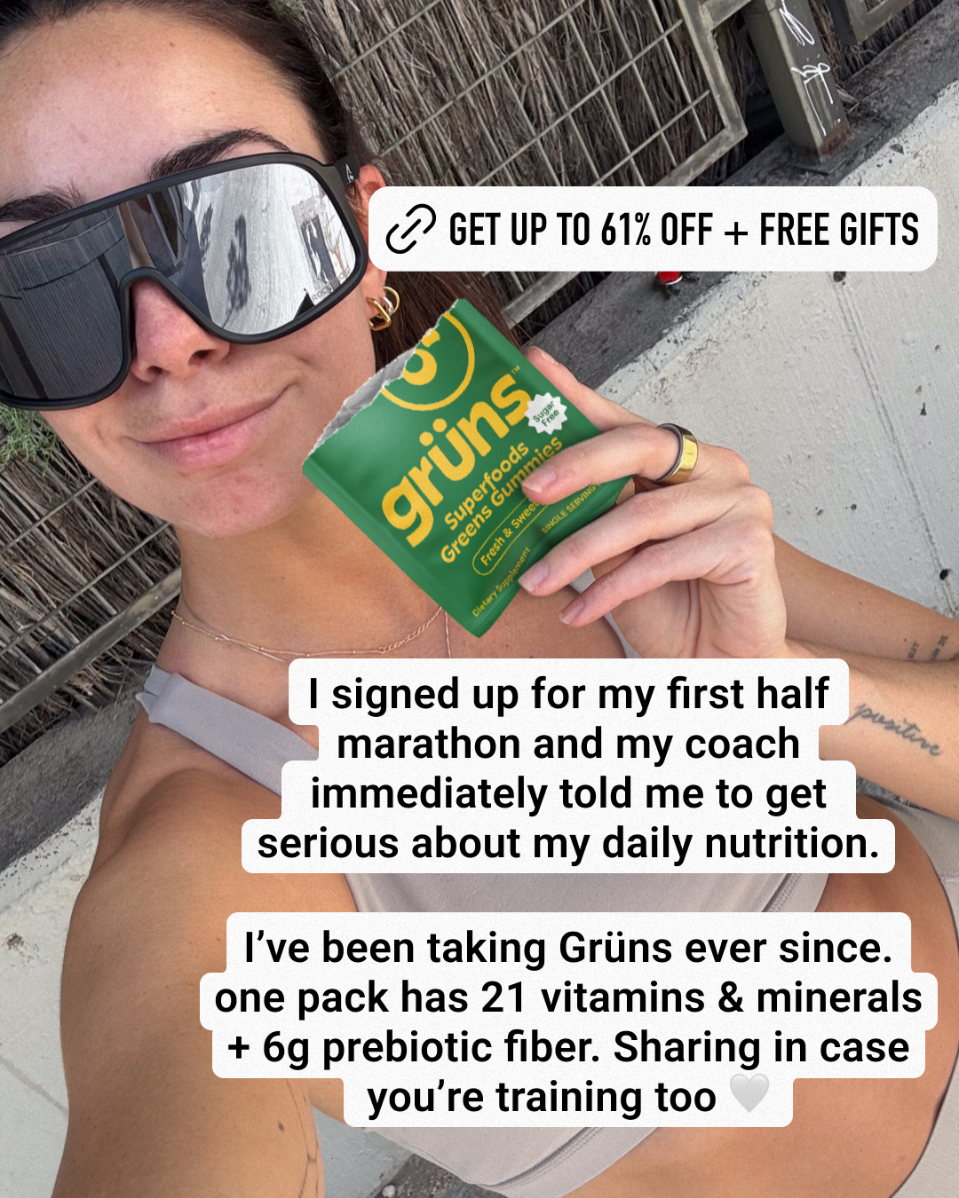 Grüns Facebook ad