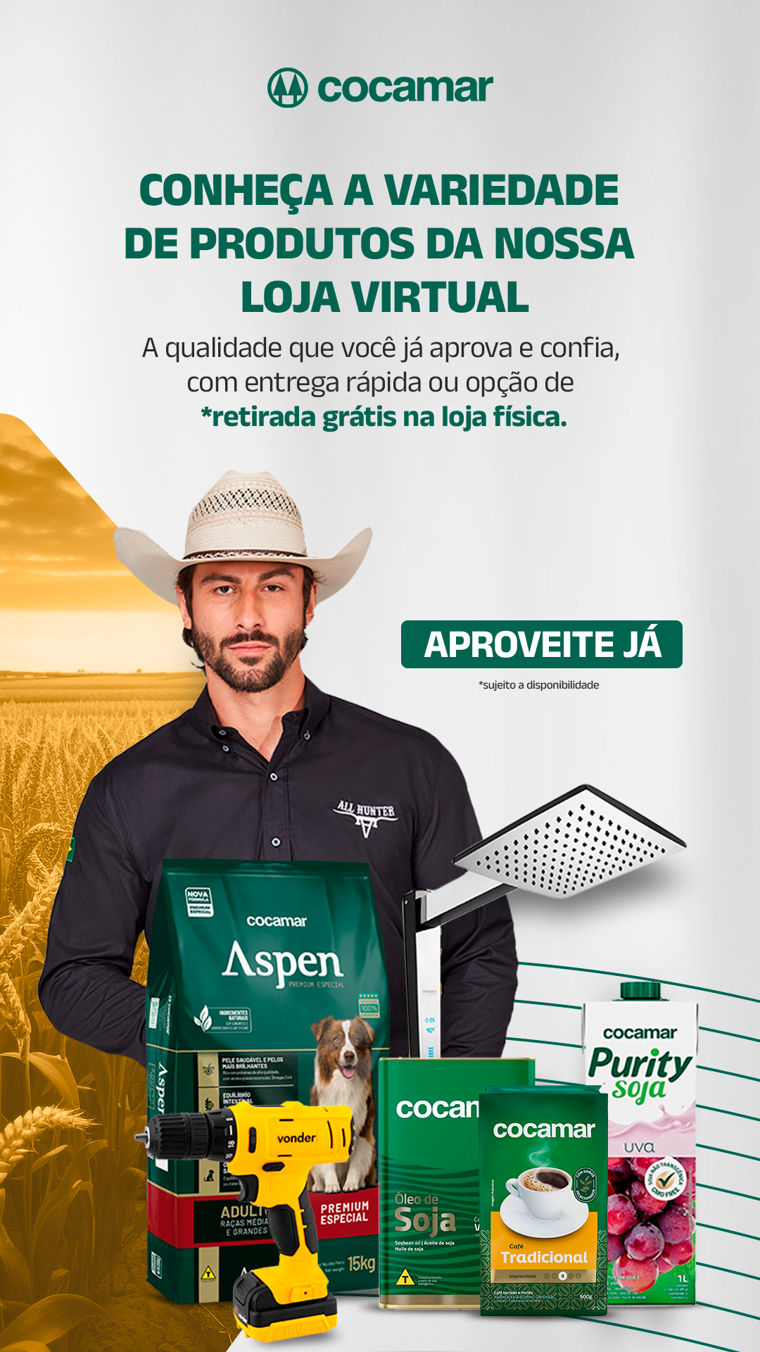 Produtos Cocamar Facebook ad from Mar 19, 2025