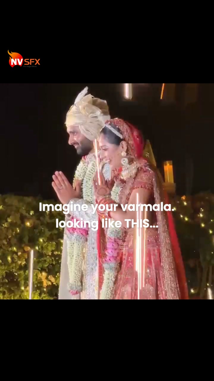 NV sfx Facebook ad: Luxury Wedding Fireworks & Special Effects