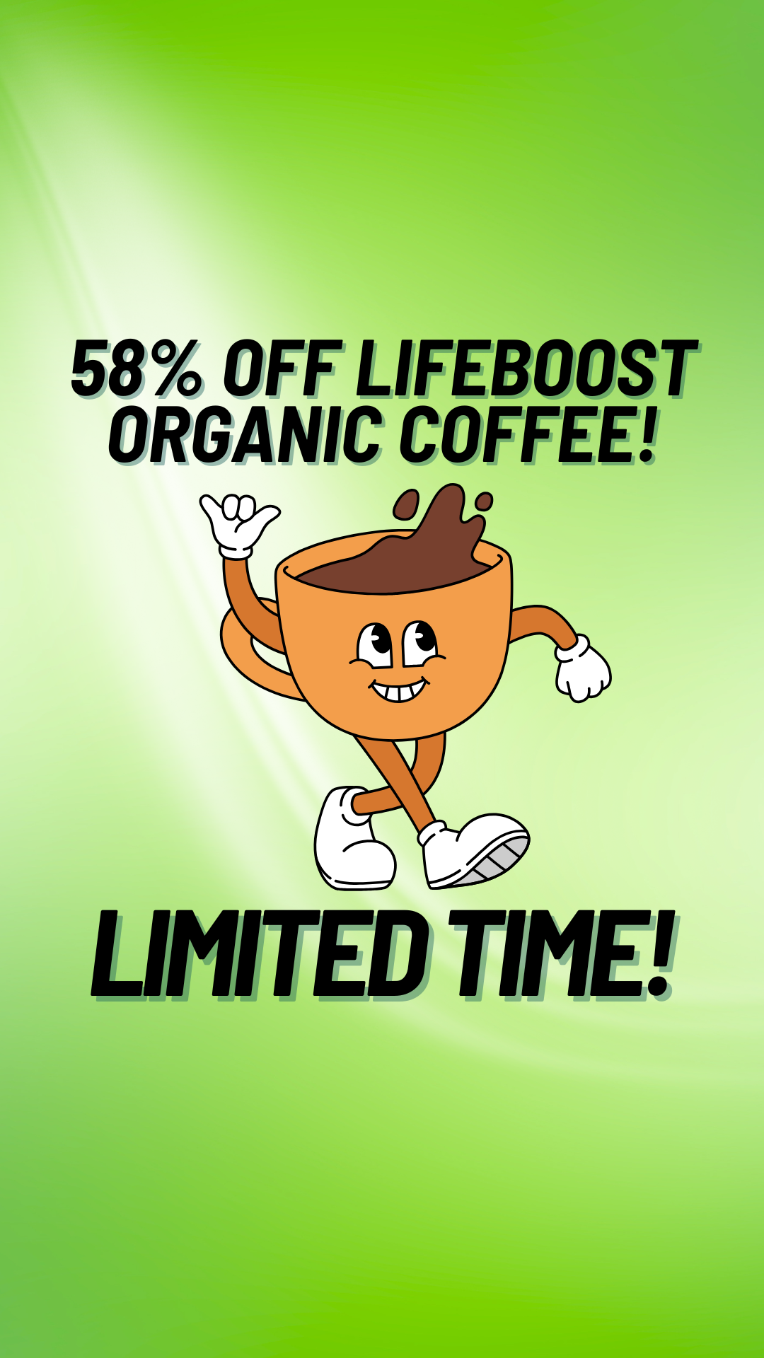 Lifeboost Coffee Facebook ad