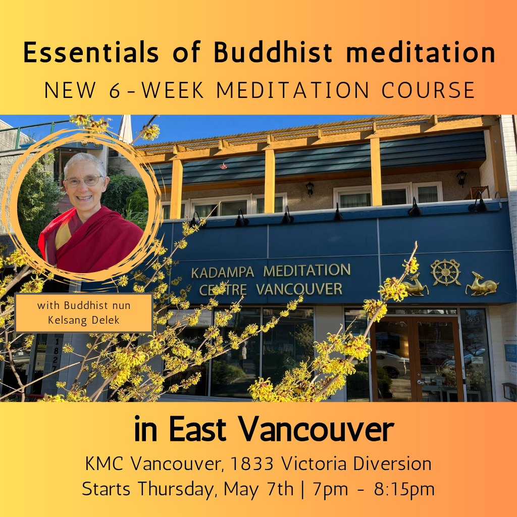 Kadampa Meditation Centre Vancouver Facebook ad from Apr 19, 2026