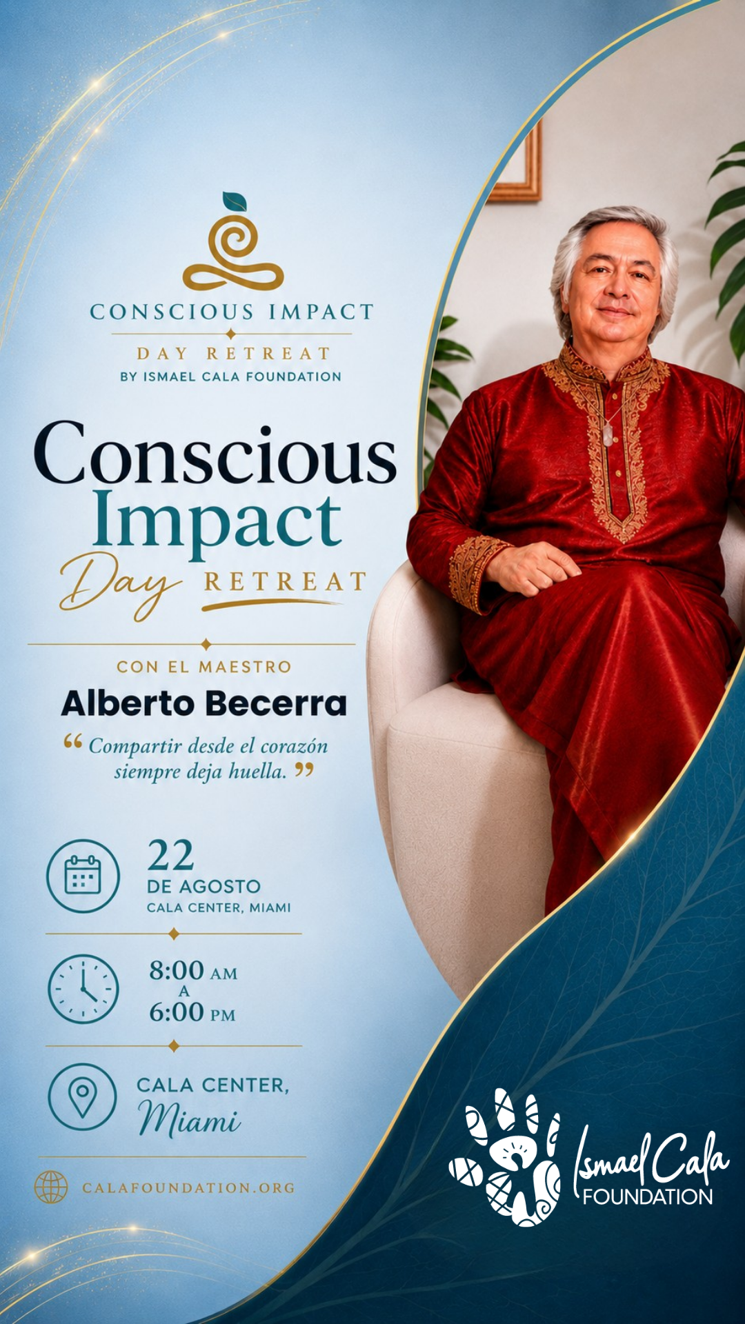Ismael Cala Foundation Facebook ad from Jun 17, 2026
