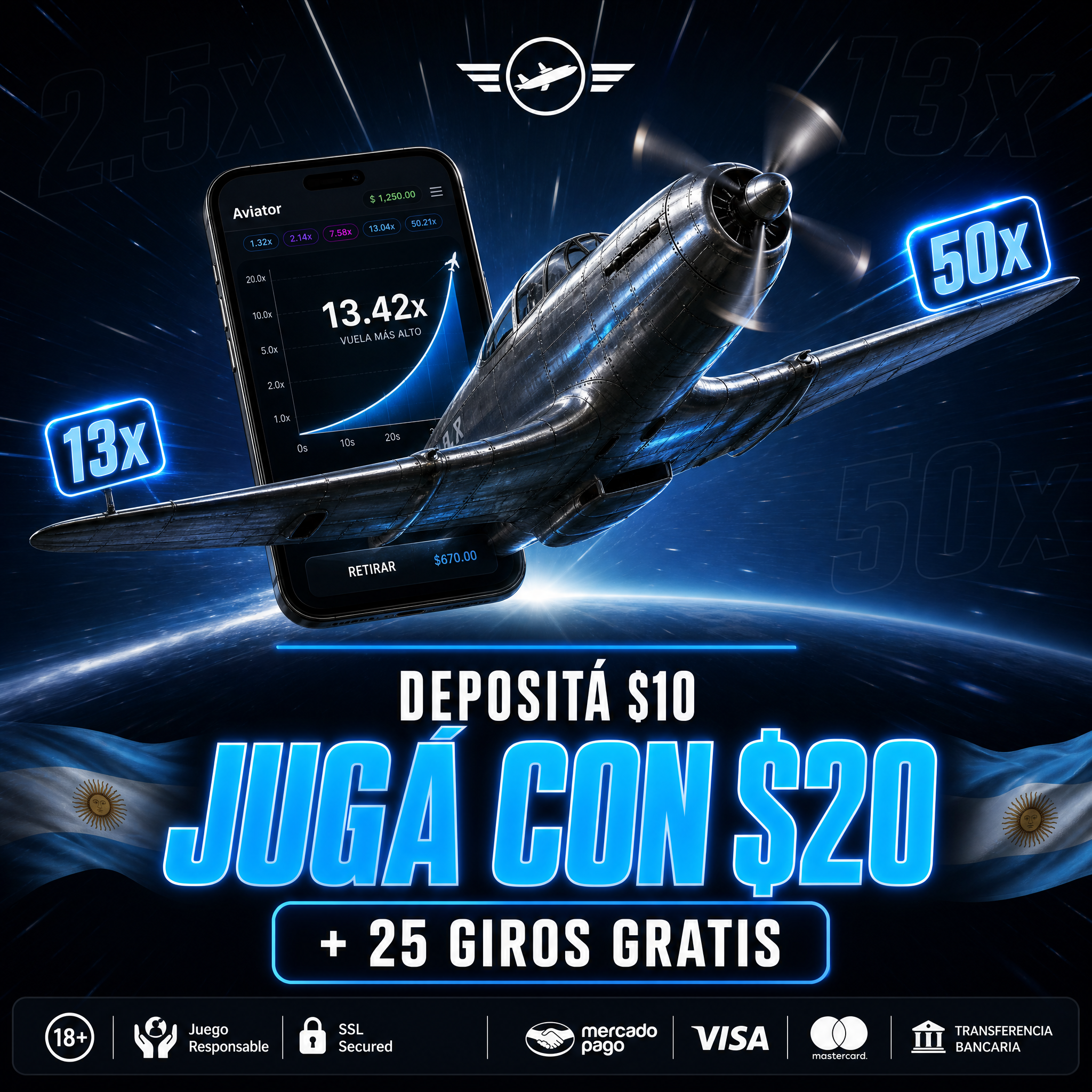 Club de Jugadores Facebook ad: ¡Un nuevo club llegó a Argentina!