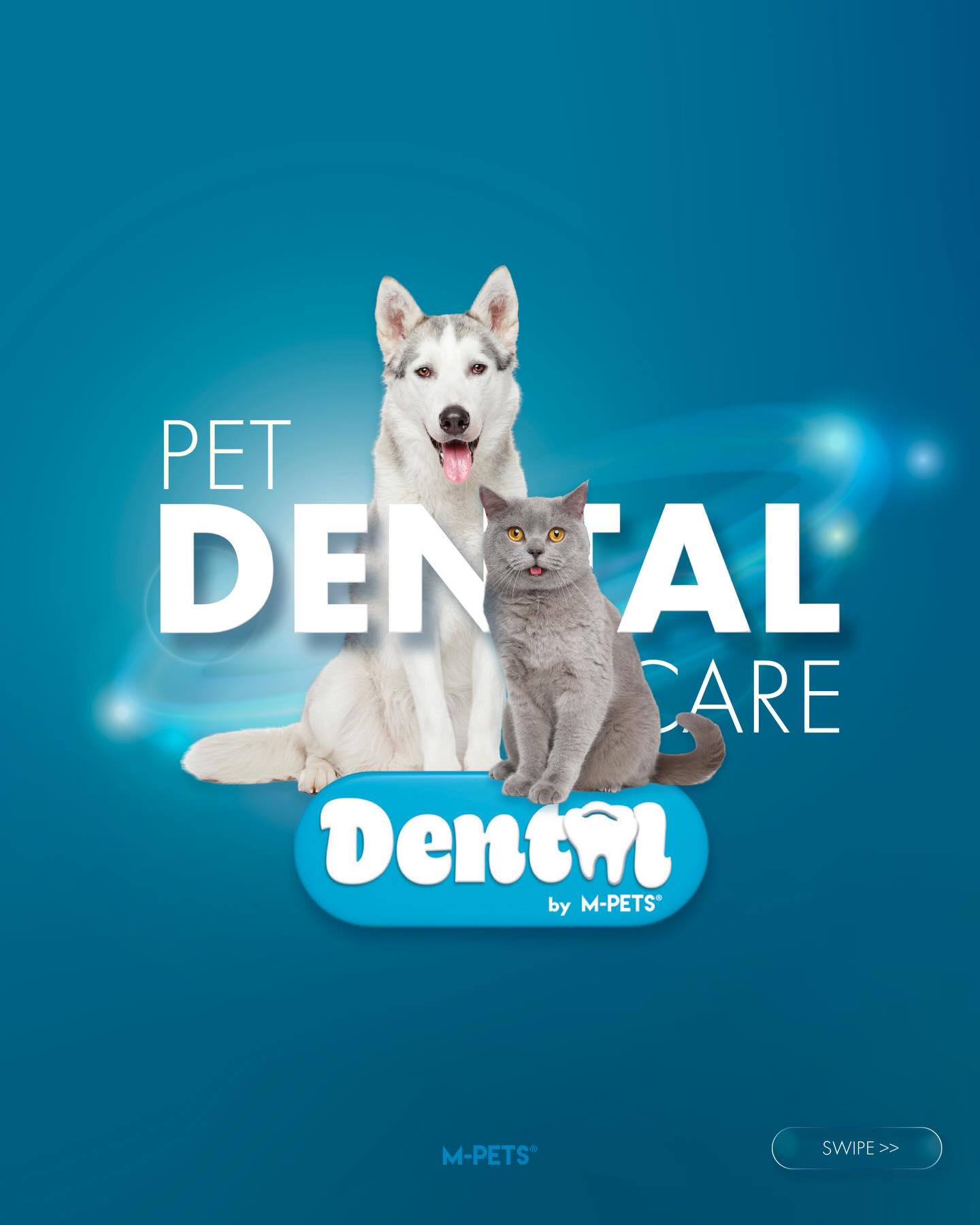 M-PETS Global Facebook ad: Healthy teeth. Fresh breath.