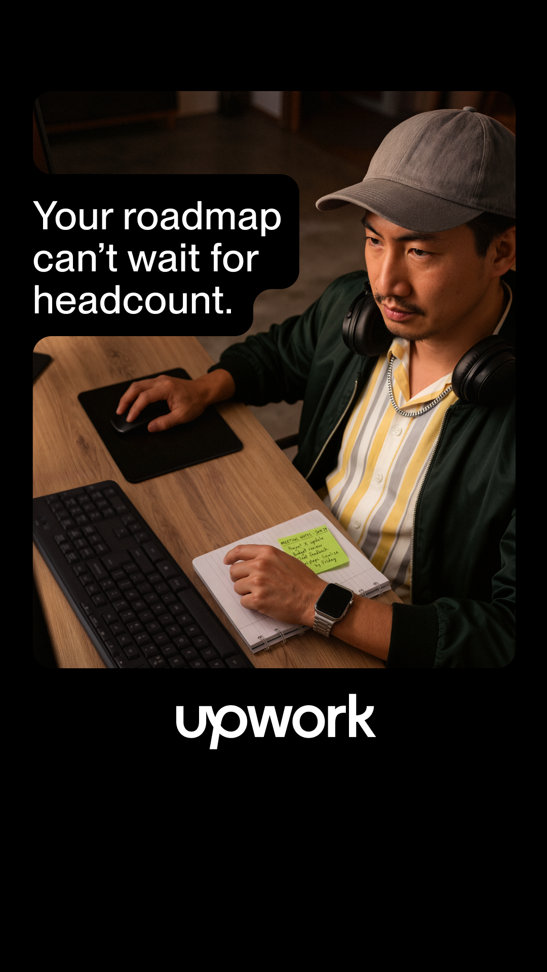 Upwork Facebook ad