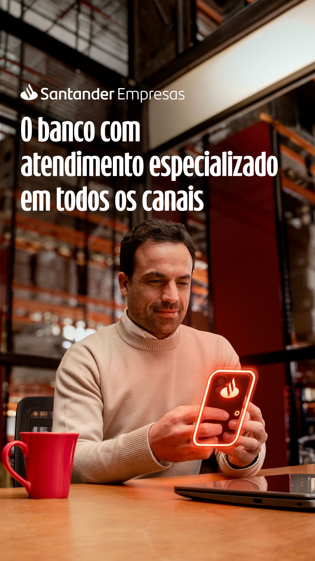 Santander Empresas Brasil Facebook ad