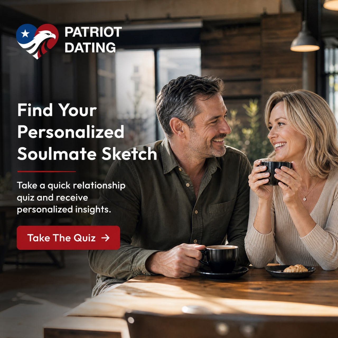 Patriot Merch Facebook ad: Take the FREE Patriot Dating Quiz
