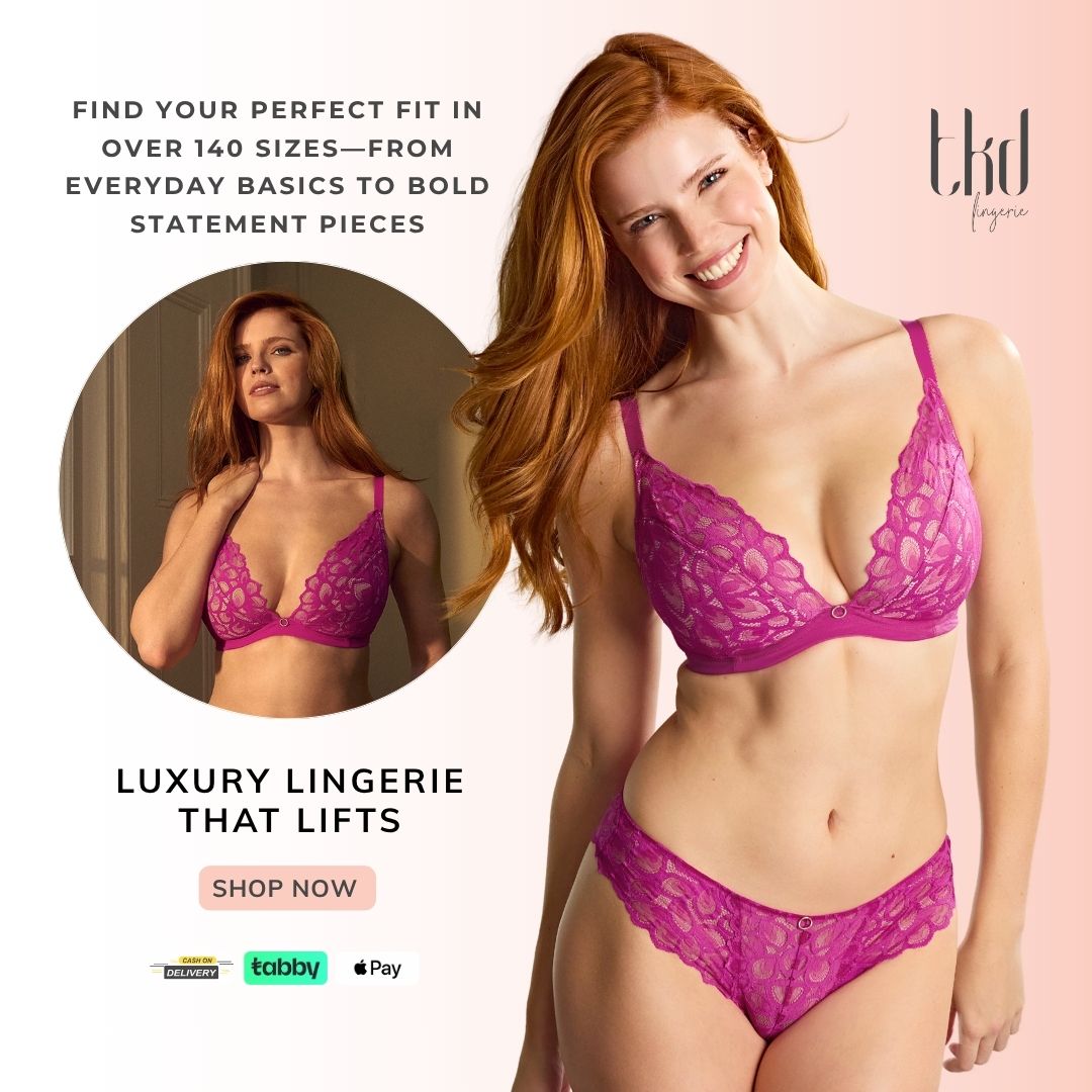 TKD Lingerie Facebook ad: Beautiful lingerie shouldn't stop at a D cup.