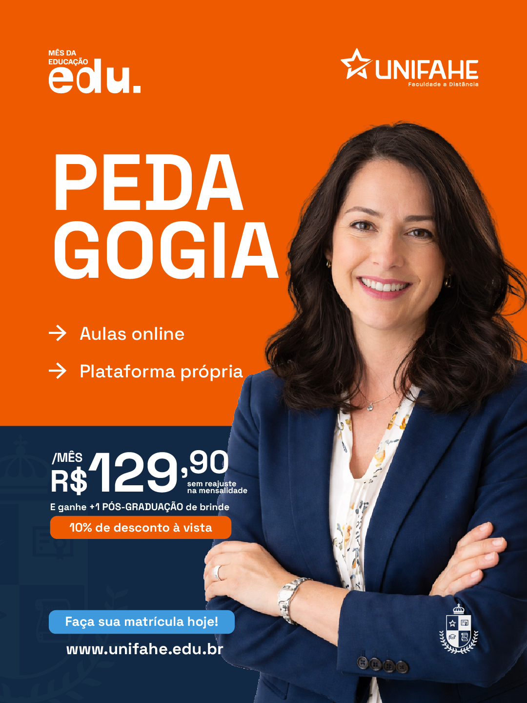 Faculdade Unifahe Facebook ad from May 7, 2026
