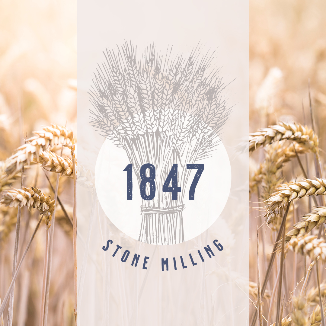 1847 Stone Milling Facebook ad: 1847 Stone Milling | Local Flour | Organic Flour | Ontario